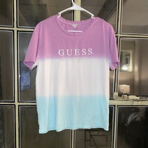 Guess tye dye shirt